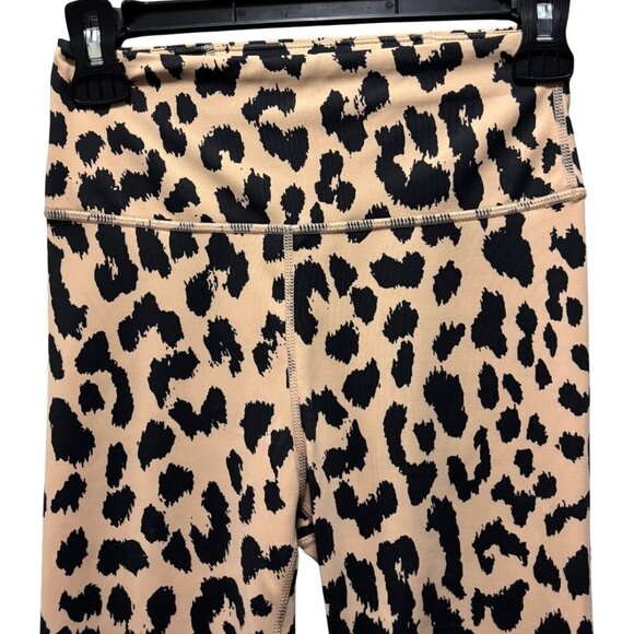 All Fenix Womens Camel Over Leopard Print Leggings High-Waist Size XS Yoga Pants - Picture 5 of 9